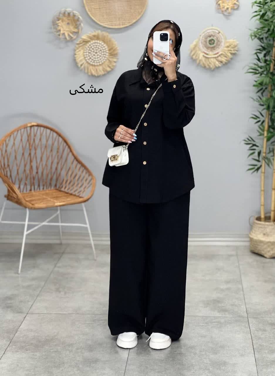 3277-ست شومیز شلوار دلارا