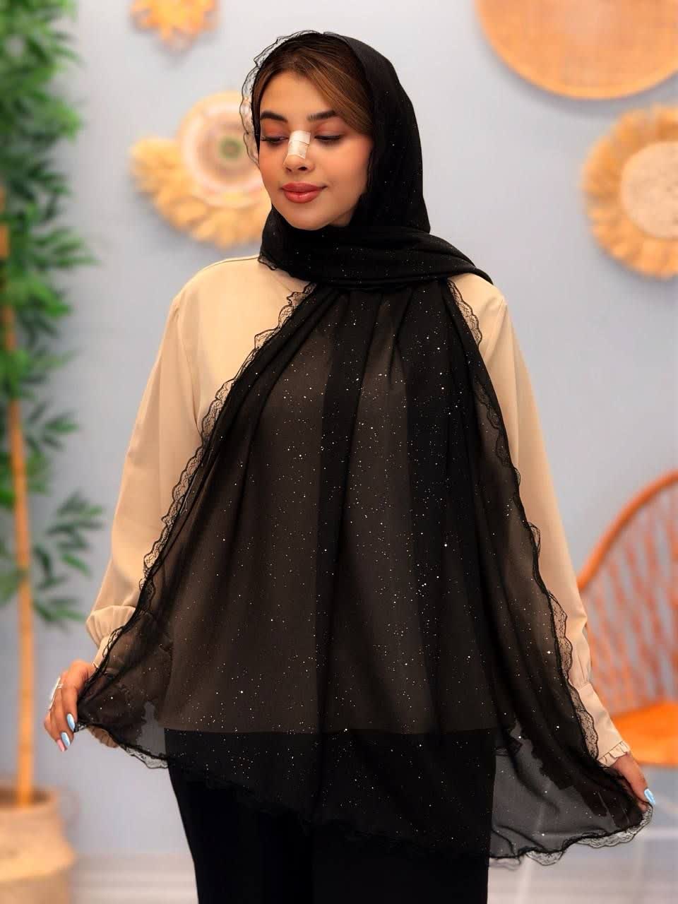 3279-شال مزونی هانا(ویژه محرم)