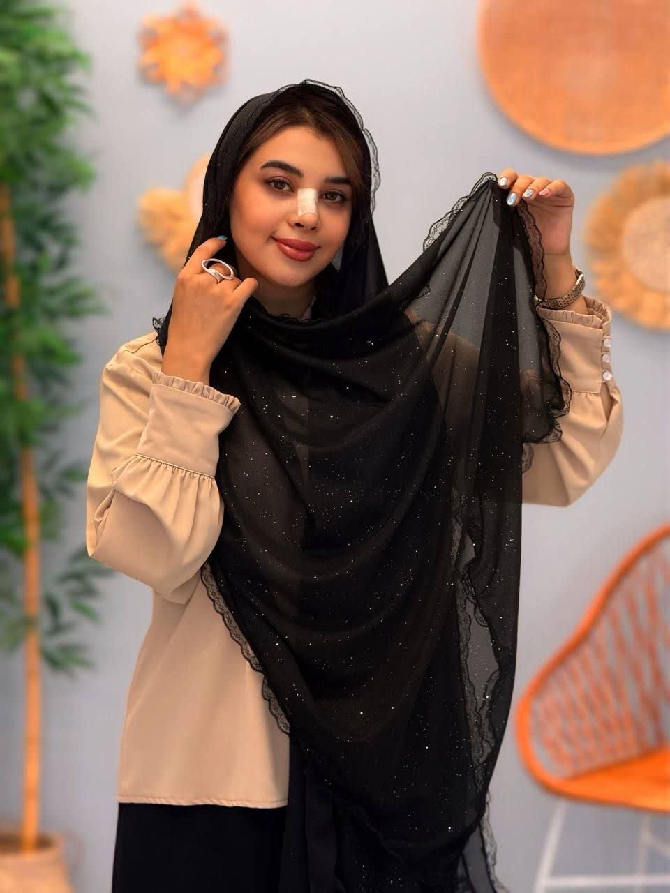 3279-شال مزونی هانا(ویژه محرم)