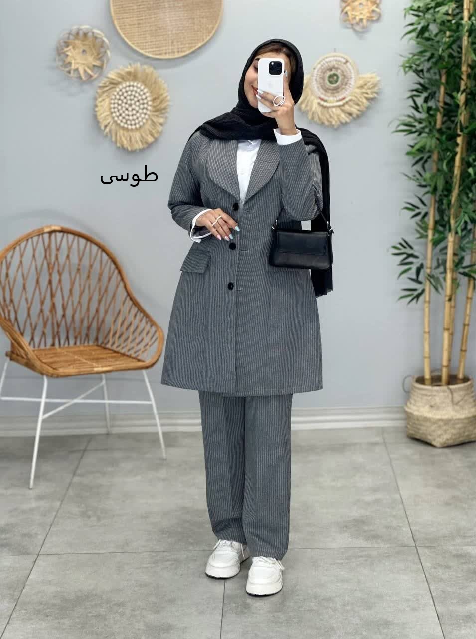 3284-کت و شلوار اداری فاستونی