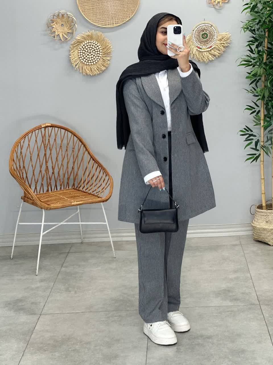 3284-کت و شلوار اداری فاستونی