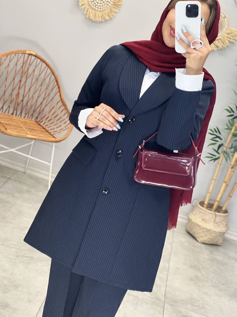 3284-کت و شلوار اداری فاستونی