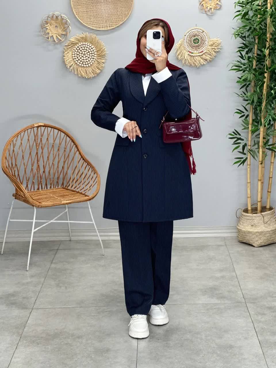 3284-کت و شلوار اداری فاستونی