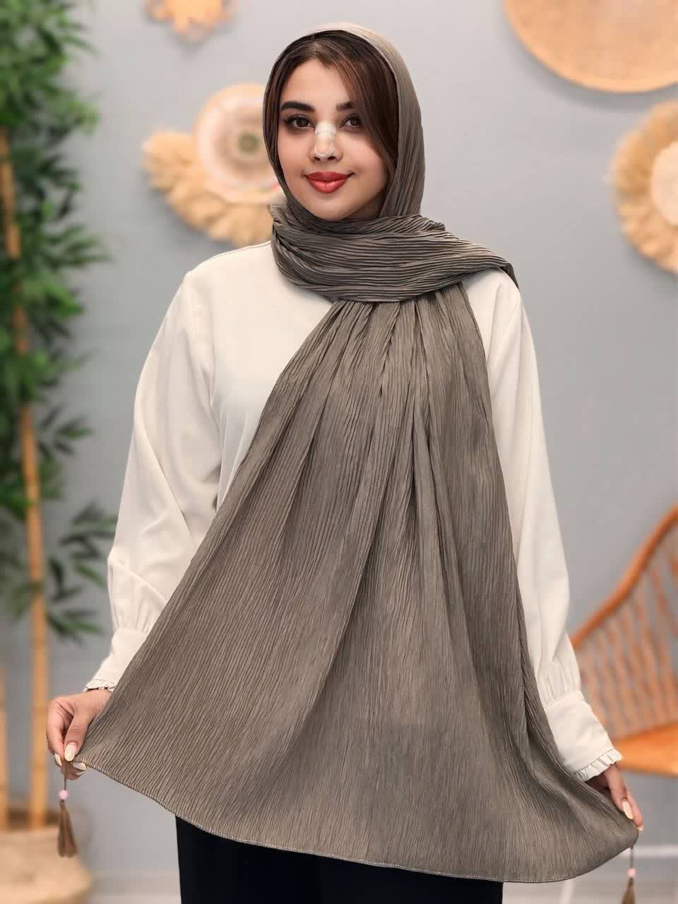 3285-شال پلیسه هلیا