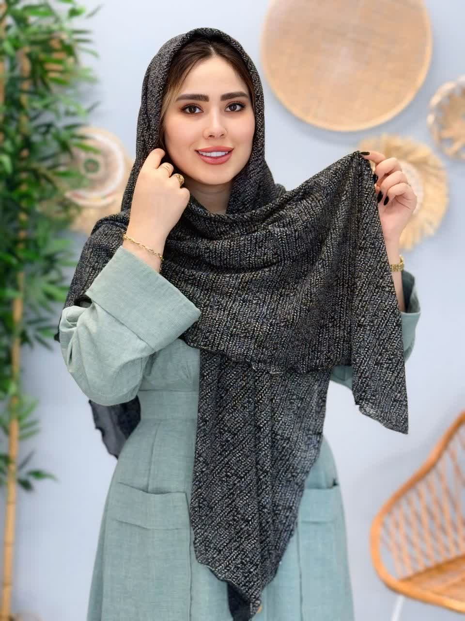 3067-روسری شنی طرح بندی