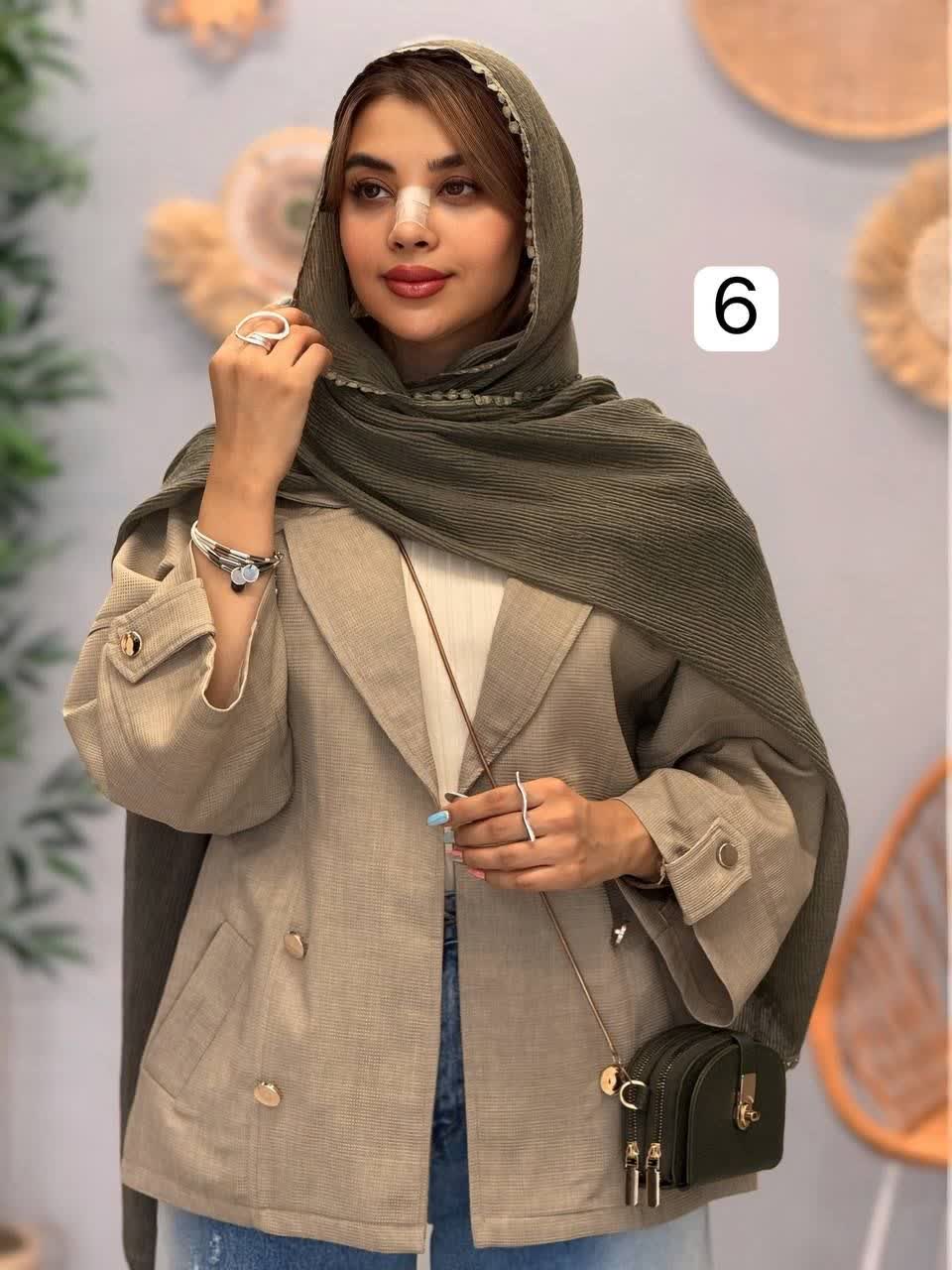 3292-شال دور عدسی