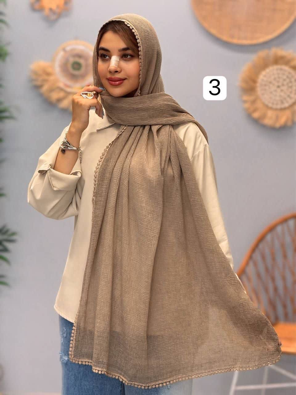 3292-شال دور عدسی