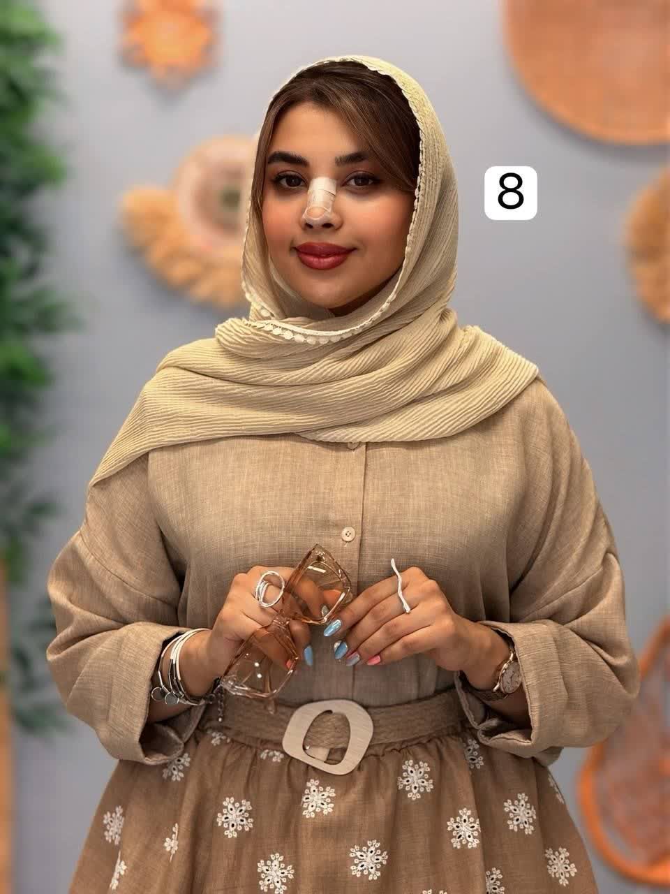 3292-شال دور عدسی