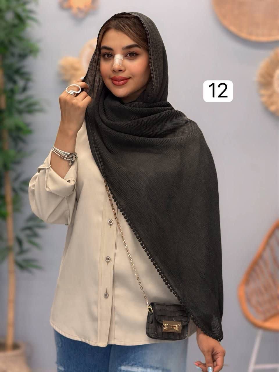 3292-شال دور عدسی