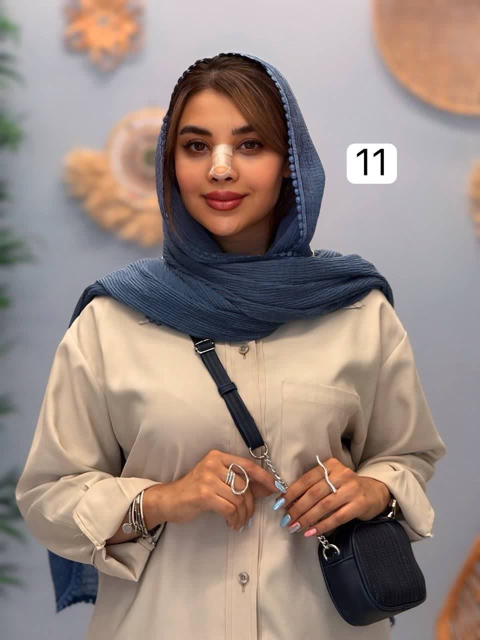 3292-شال دور عدسی