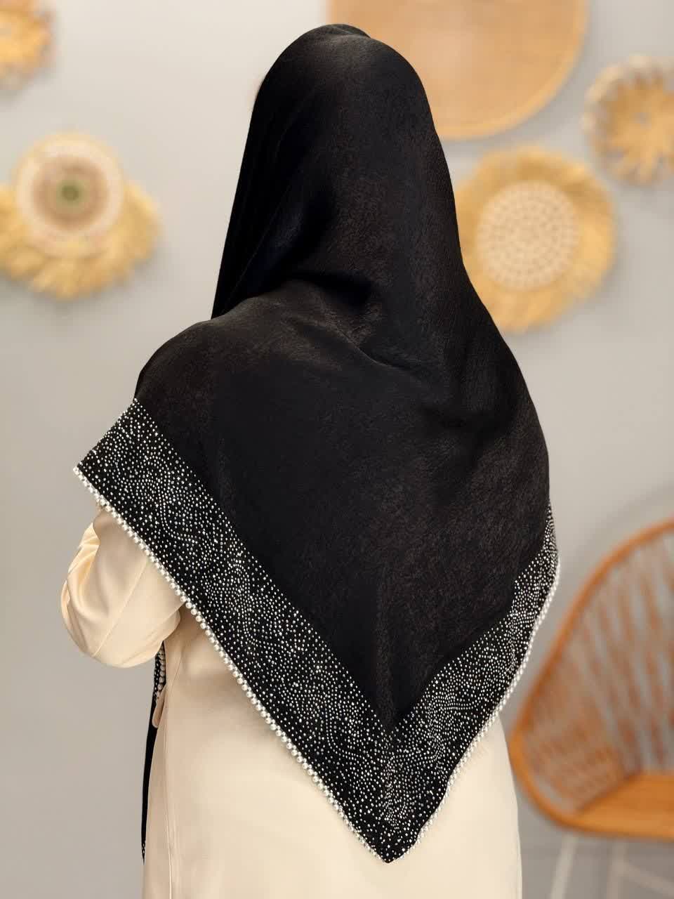 3297-روسری وارداتی غزاله(ویژه محرم)