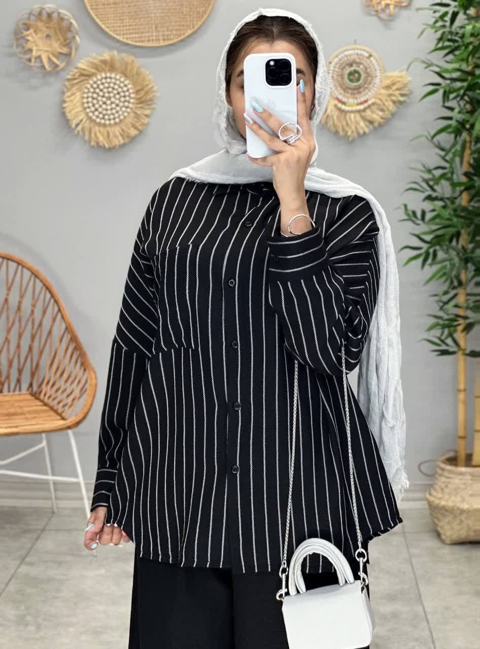 3299-شومیز شلوار هیوا(ویژه محرم)