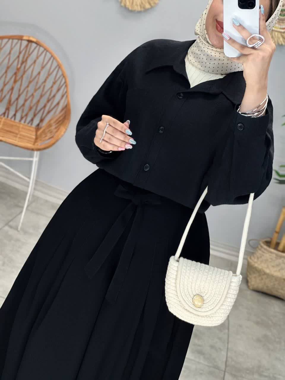 3289-ست شومیز و شلوار میرا