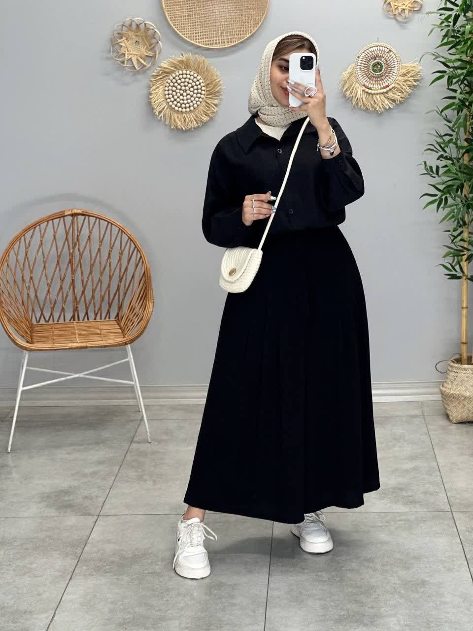 3289-ست شومیز و شلوار میرا