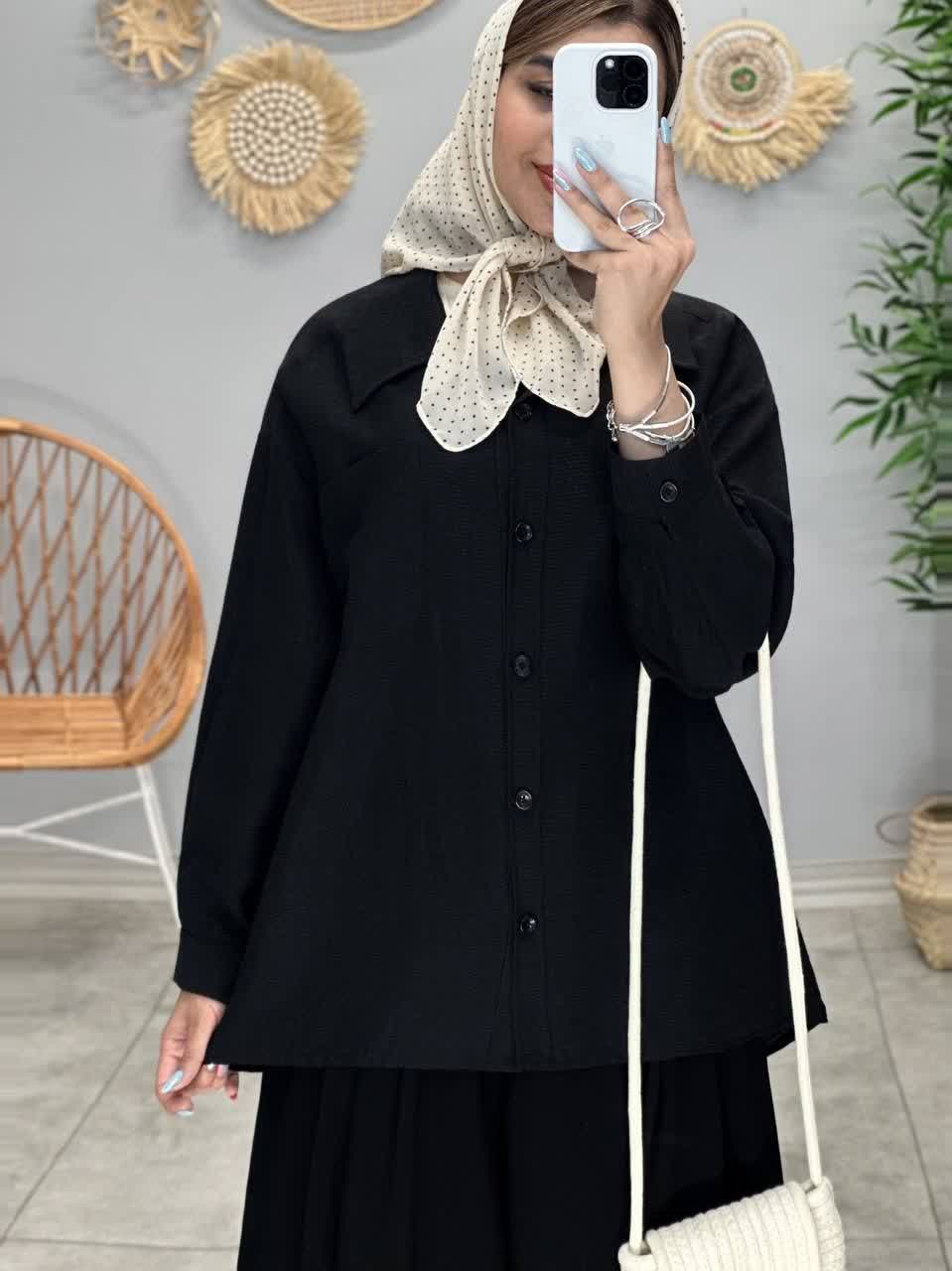 3289-ست شومیز و شلوار میرا