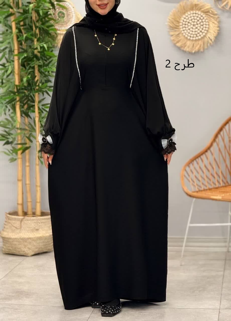 3309-عبایی مزونی پاپیون