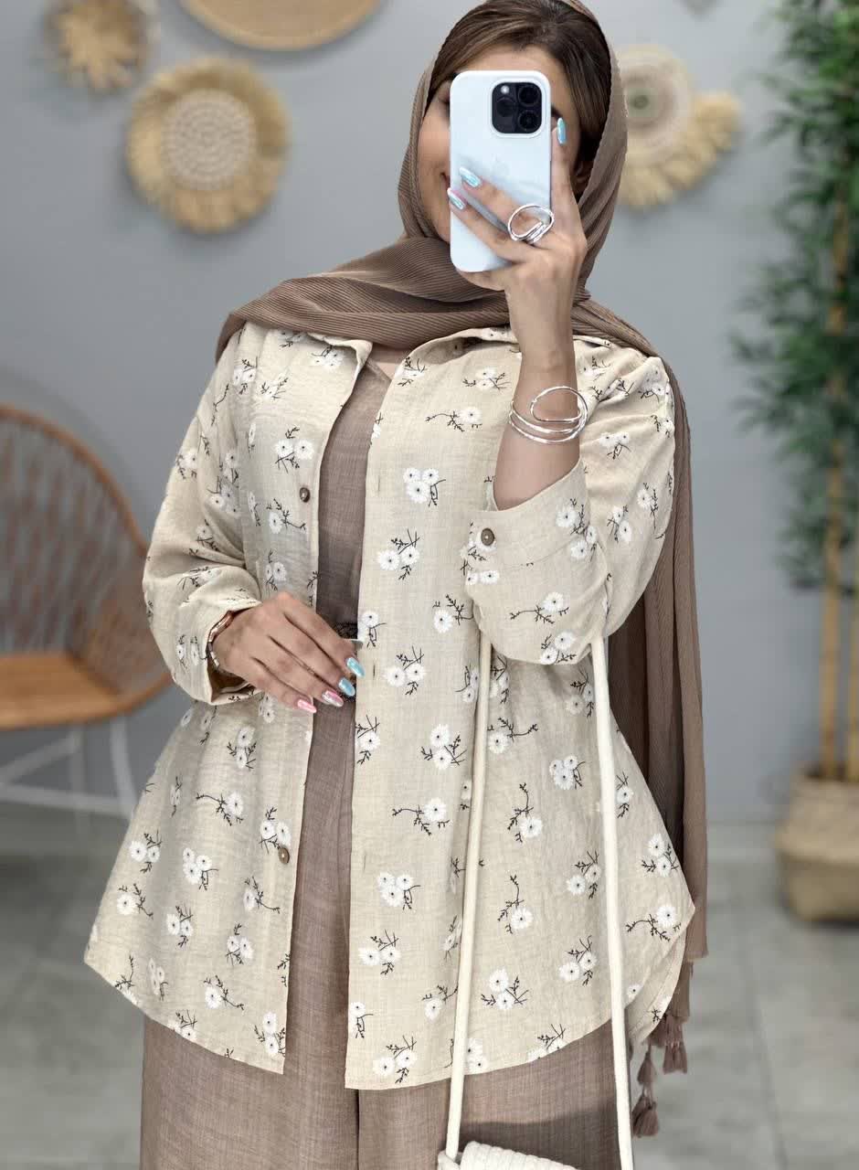 3311-شومیز گل گچی