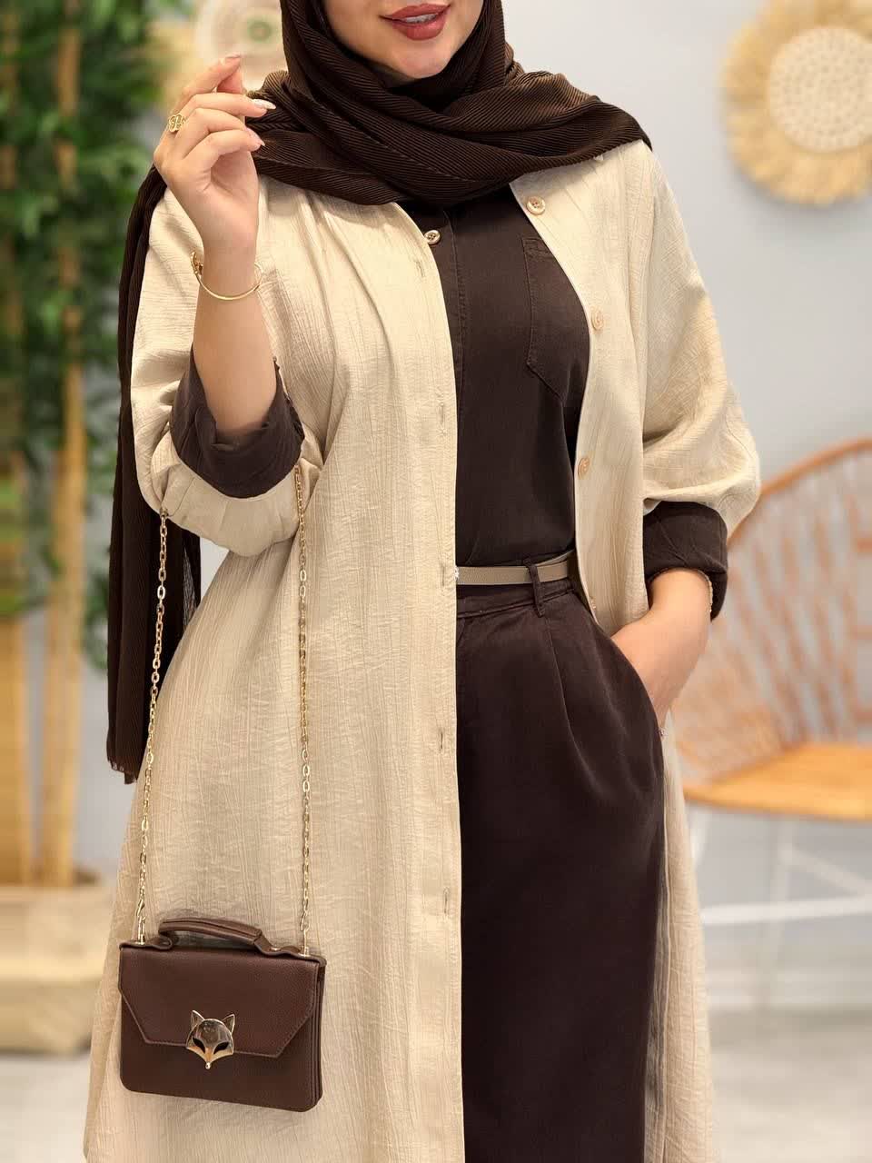 3324-مانتو مزونی فلور