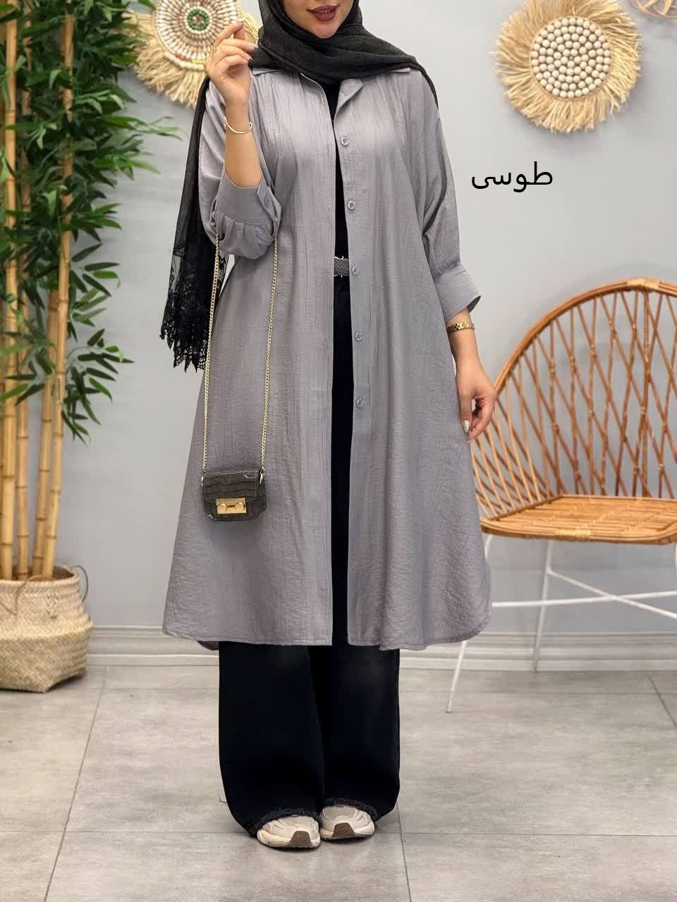 3324-مانتو مزونی فلور