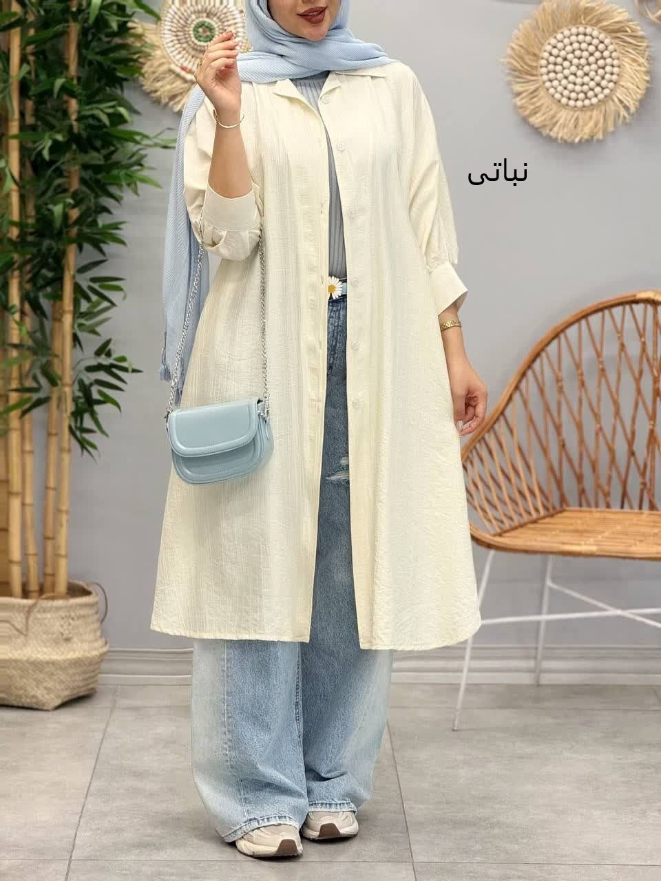 3324-مانتو مزونی فلور