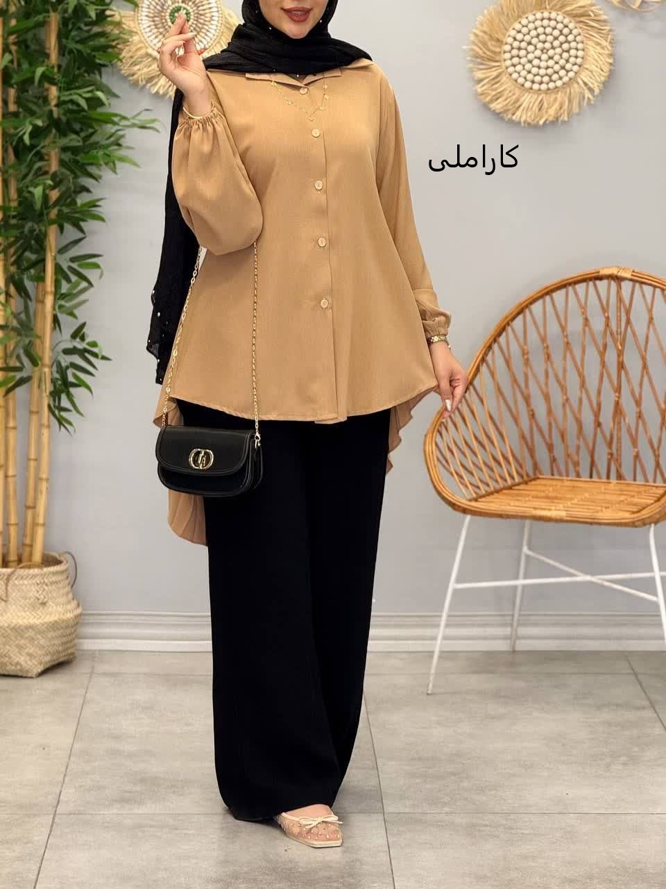 3329-شومیز پلیسه مشکات