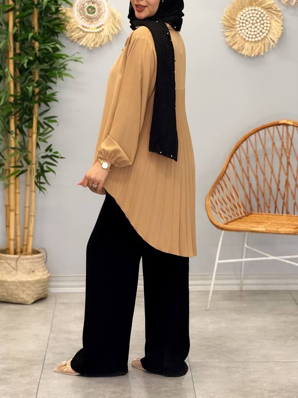 3329-شومیز پلیسه مشکات