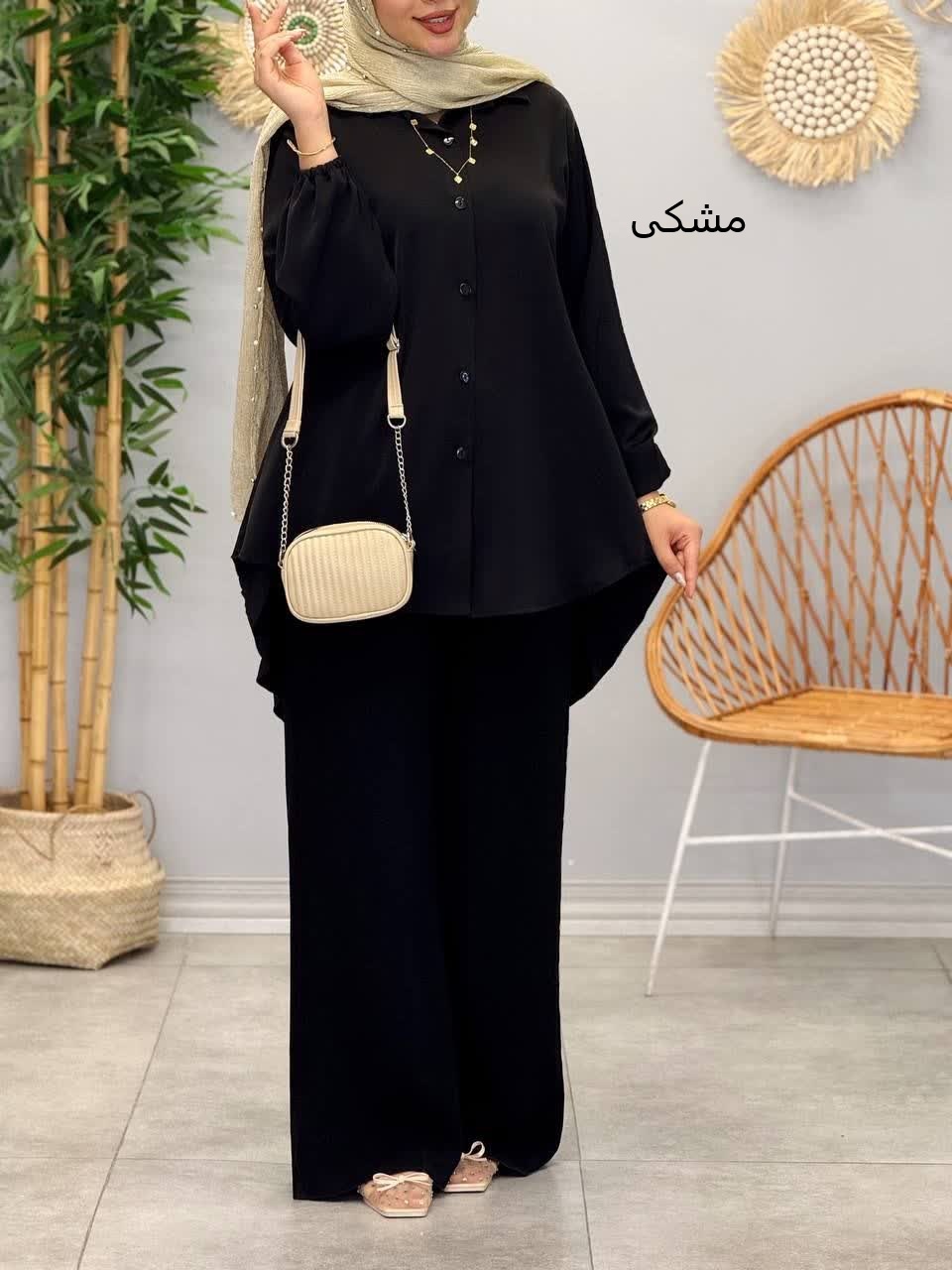 3329-شومیز پلیسه مشکات