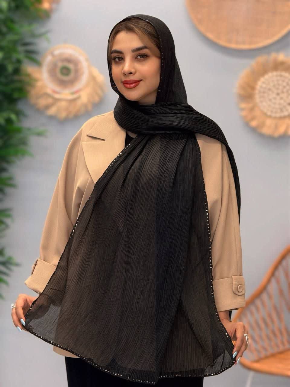 3332-شال ابریشم تابان