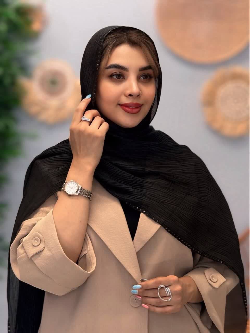 3332-شال ابریشم تابان