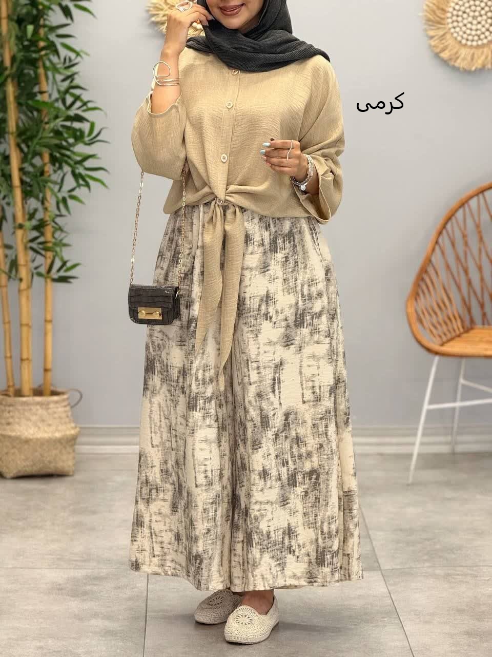 3360-شومیز و شلوار الیکا