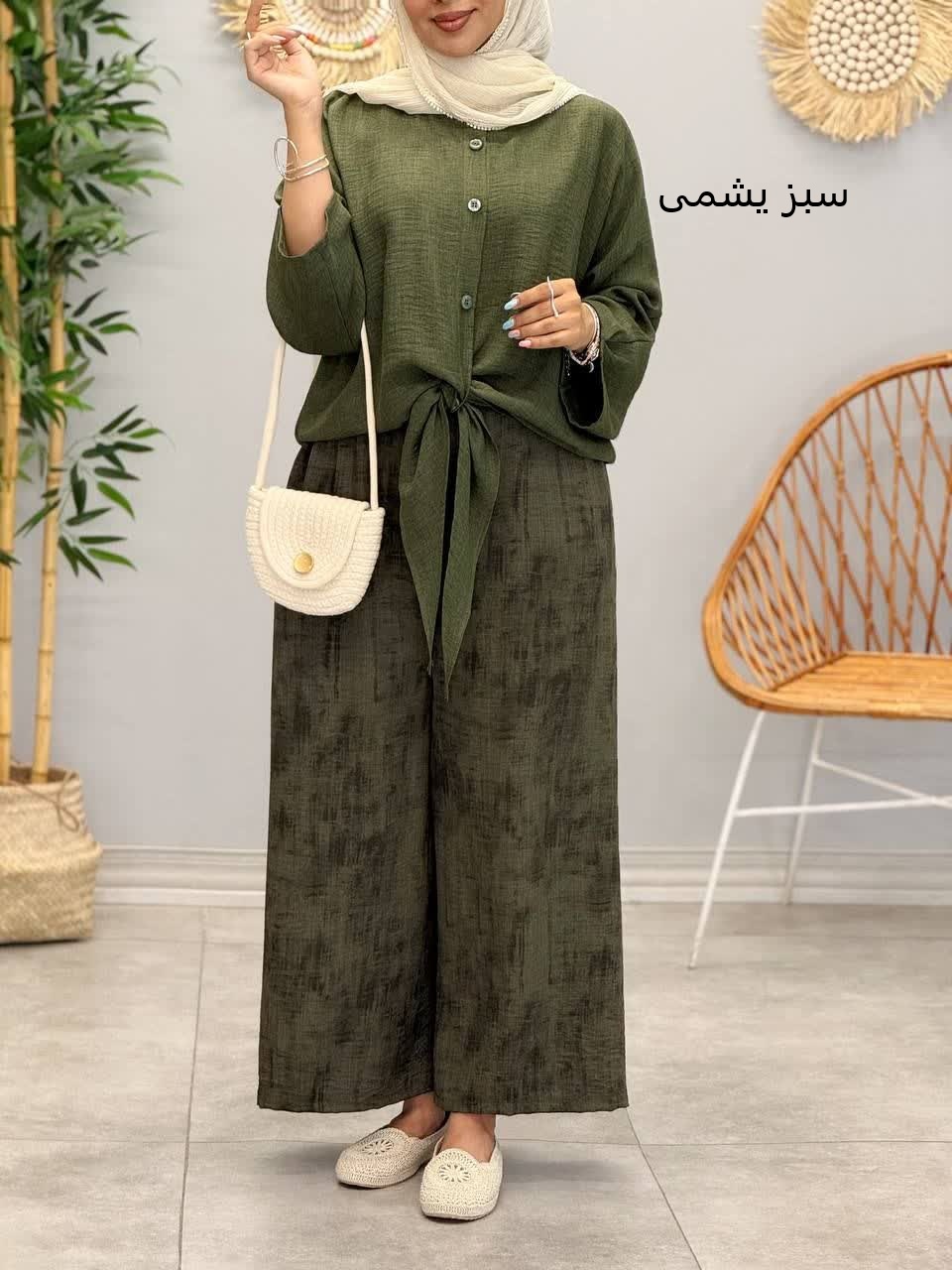 3360-شومیز و شلوار الیکا