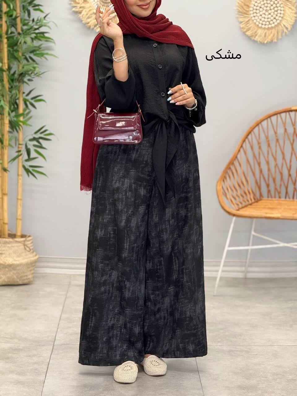 3360-شومیز و شلوار الیکا