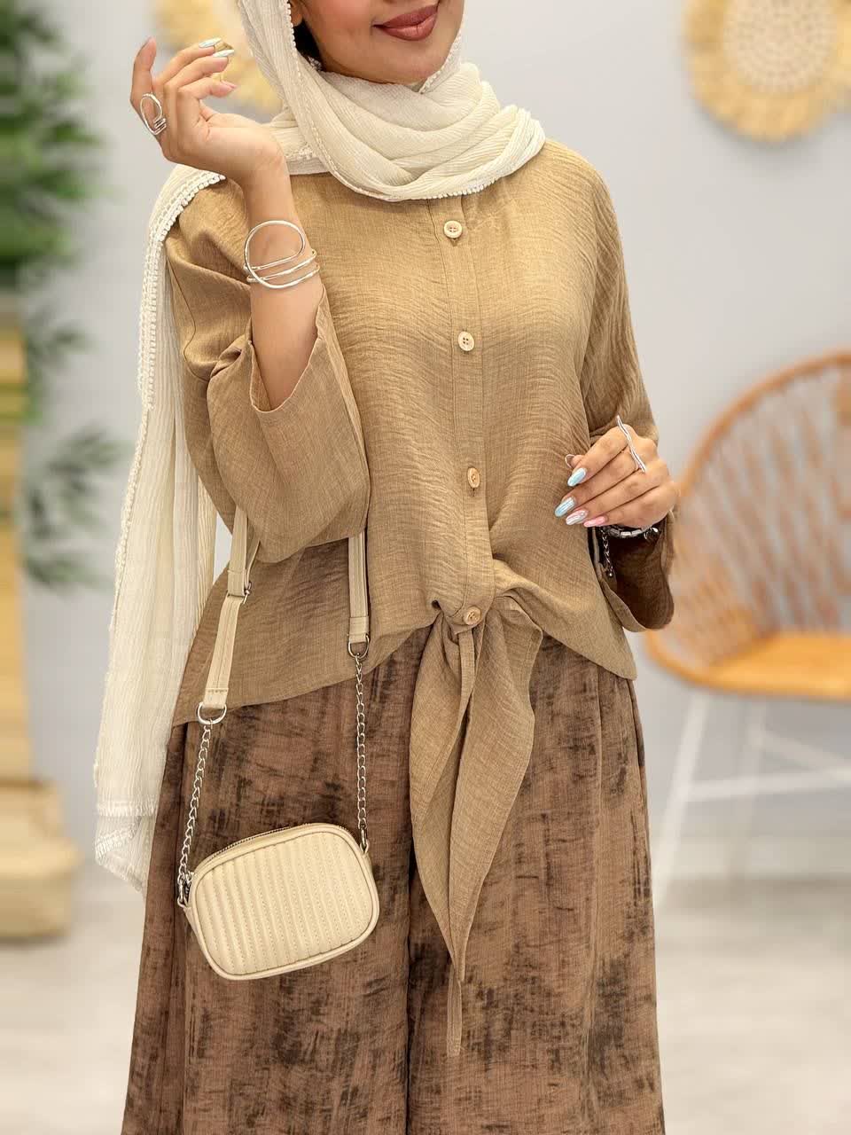 3360-شومیز و شلوار الیکا