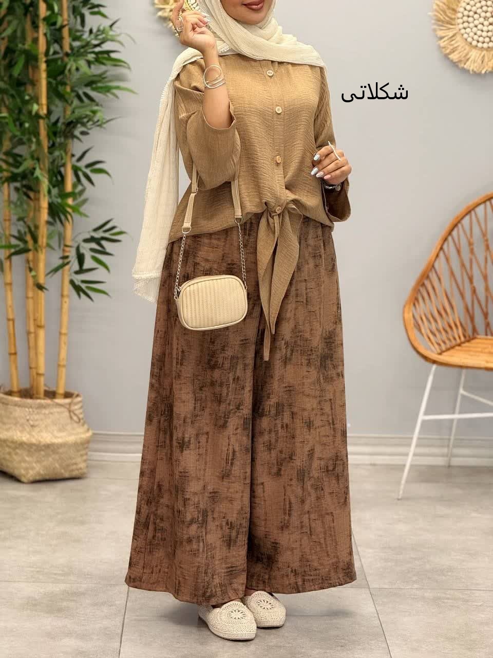 3360-شومیز و شلوار الیکا