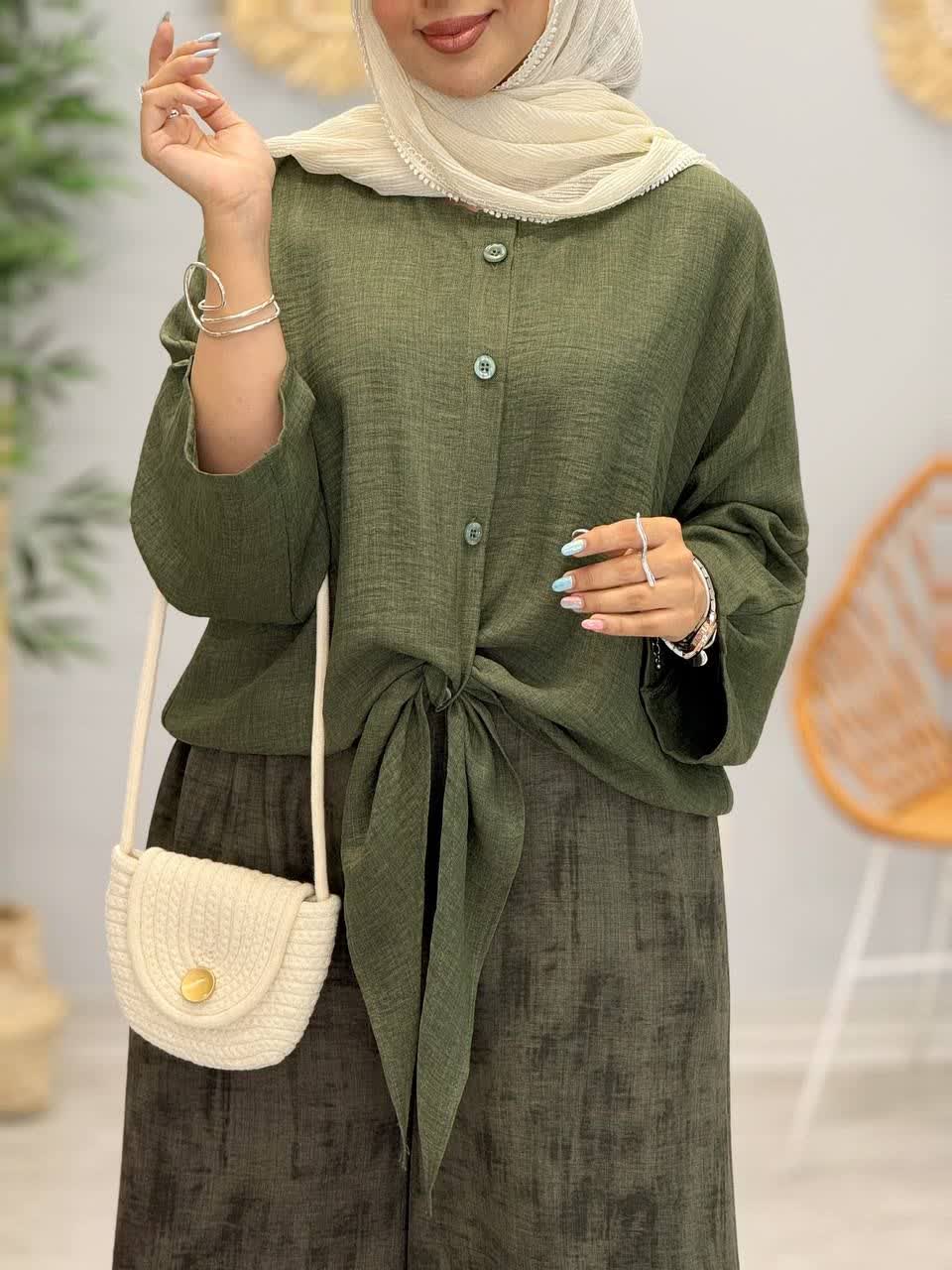 3360-شومیز و شلوار الیکا