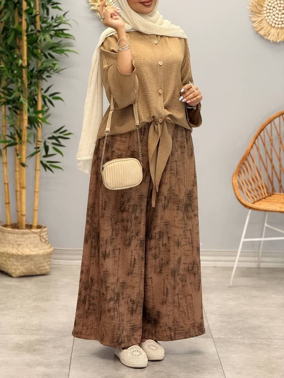 3360-شومیز و شلوار الیکا