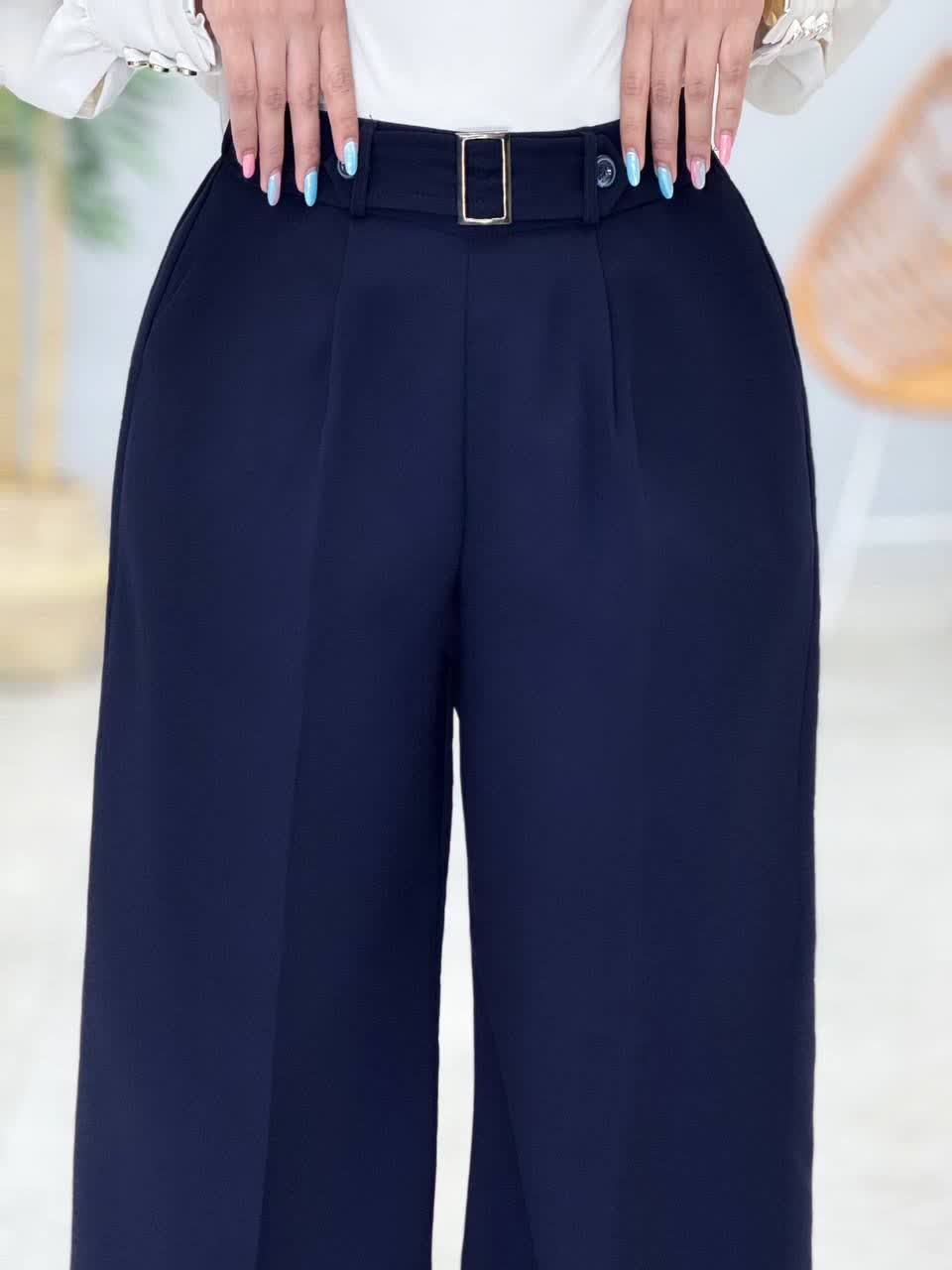 3375-شلوار فول بگ