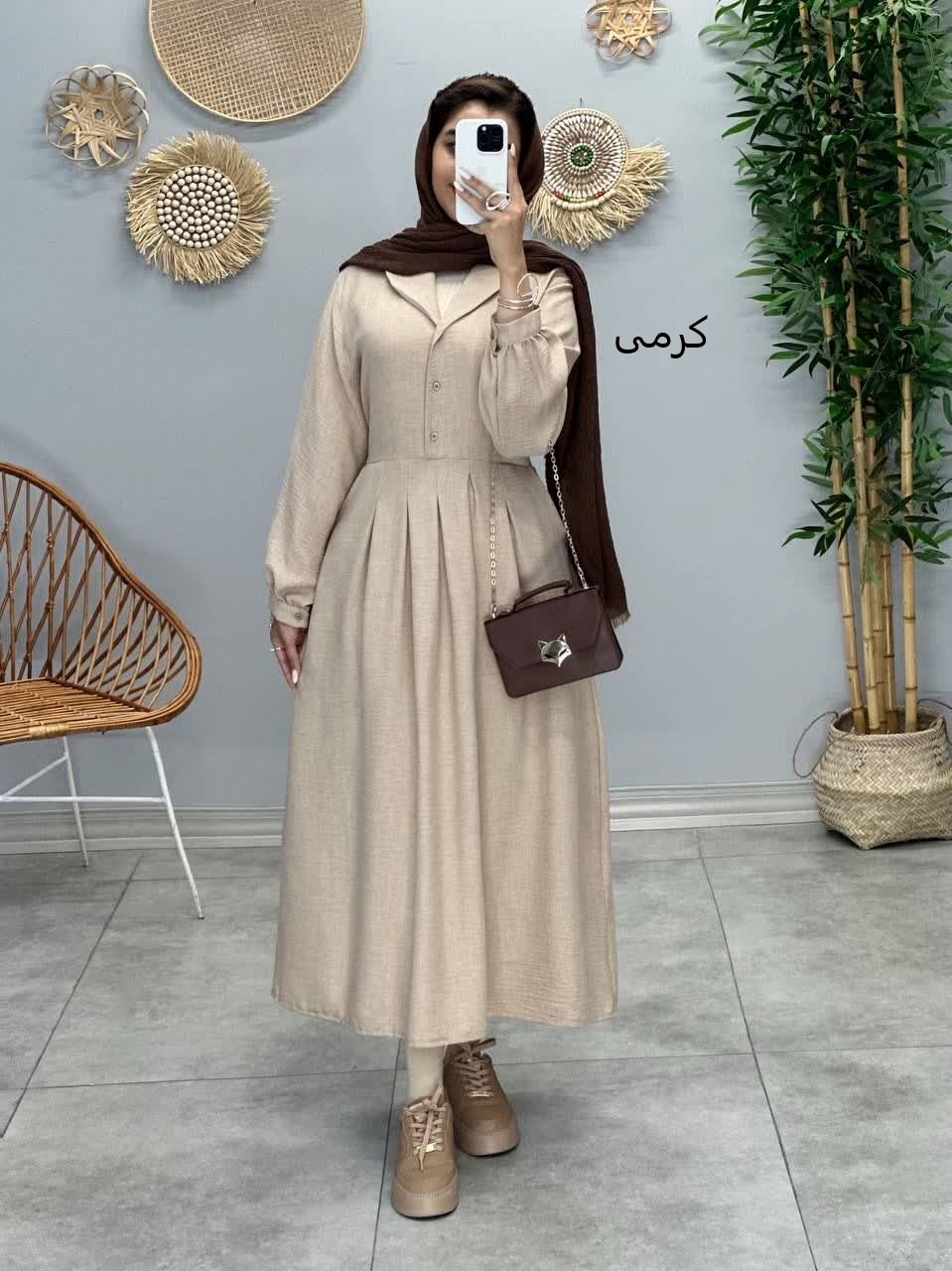 3161-مانتو مزونی هما