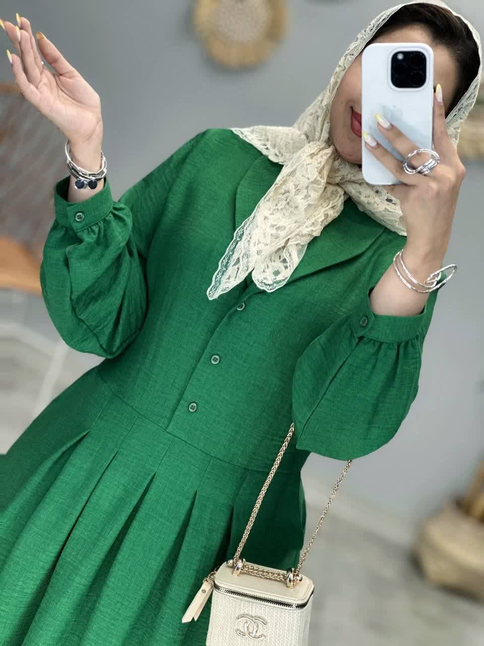 3161-مانتو مزونی هما