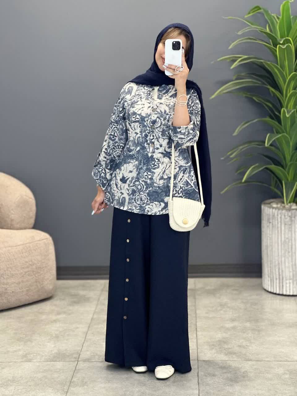 3384-ست آبرنگی دکمه چوبی