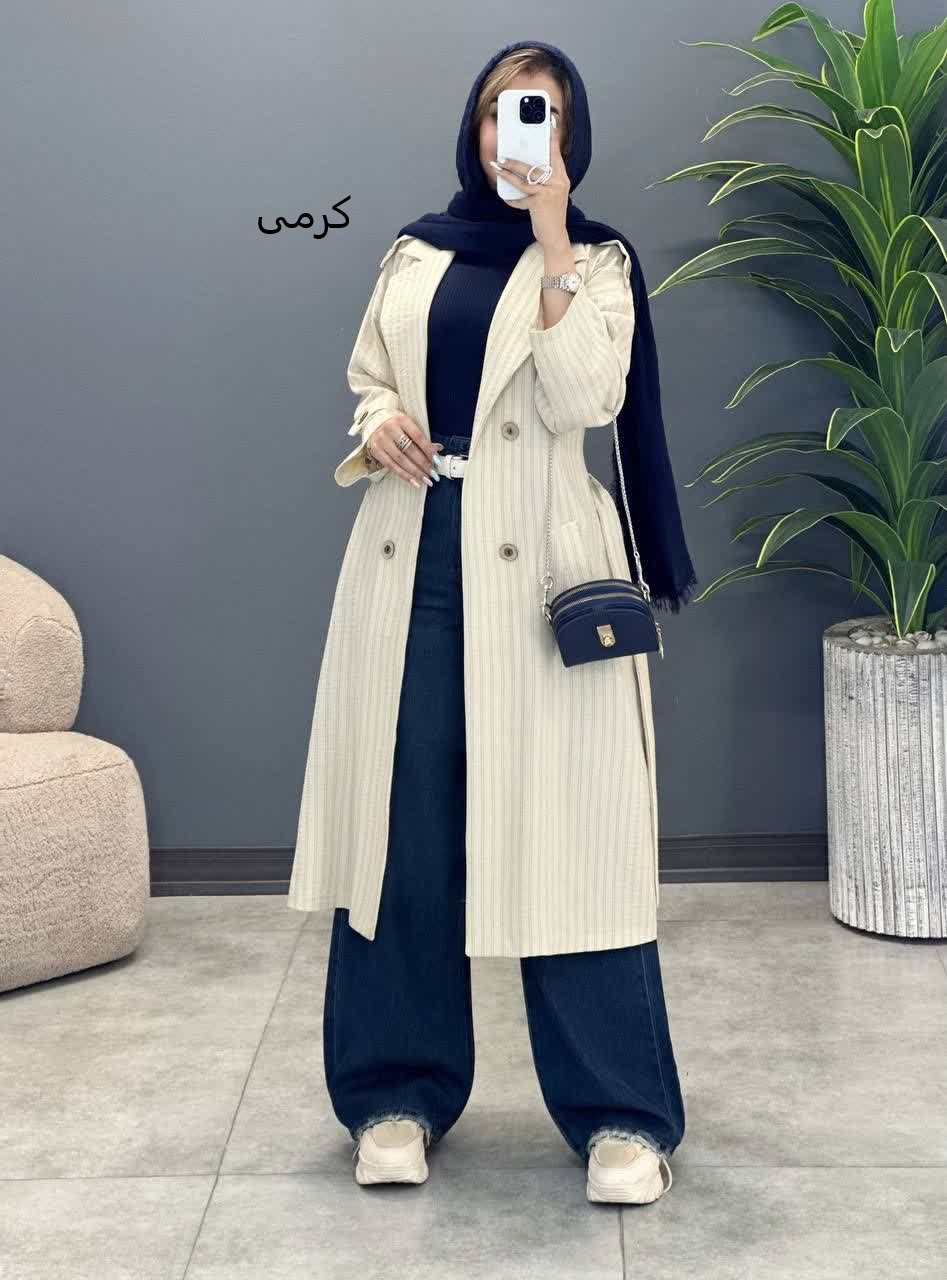 3385-مانتو بلند رزالین