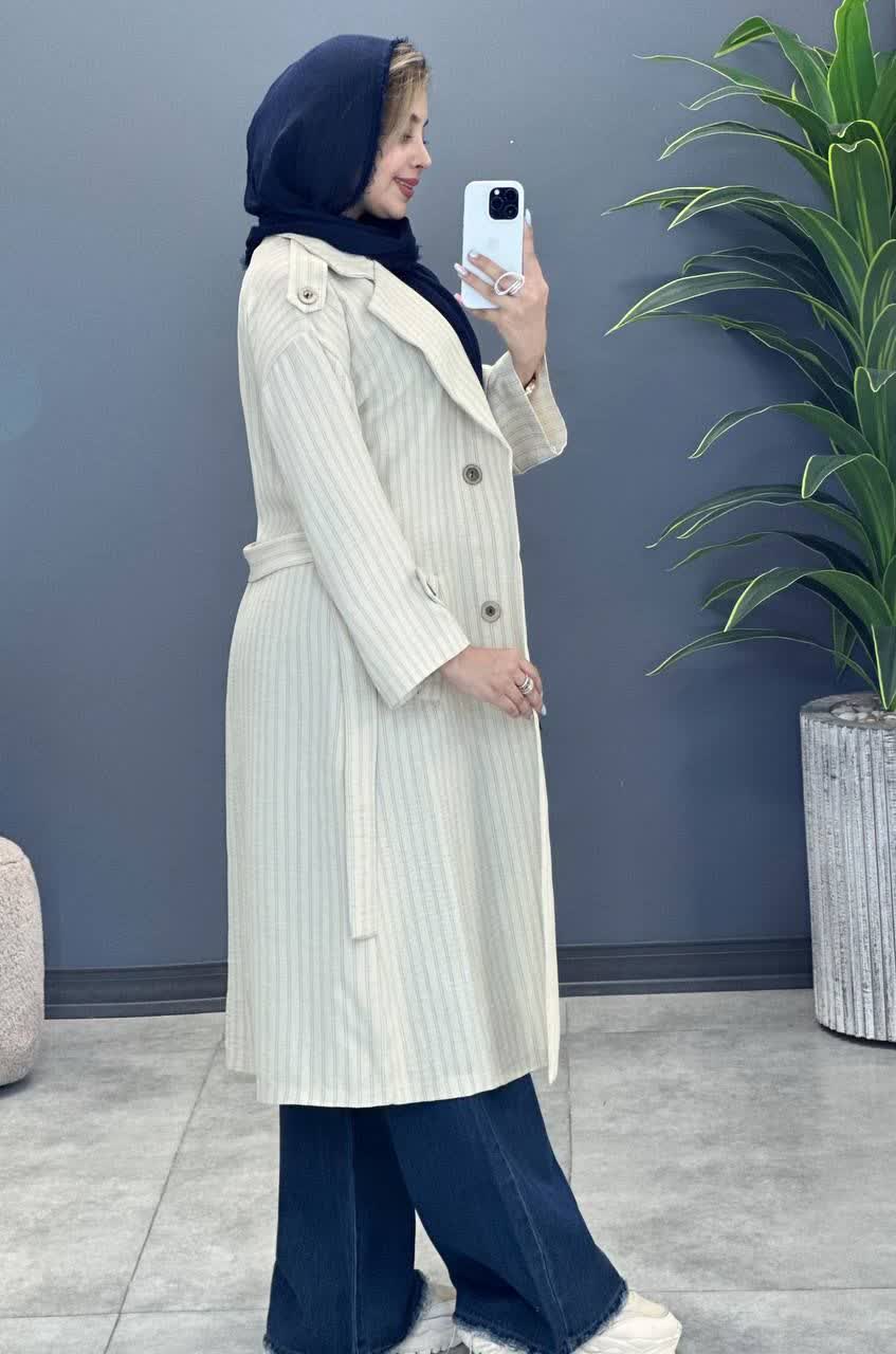 3385-مانتو بلند رزالین