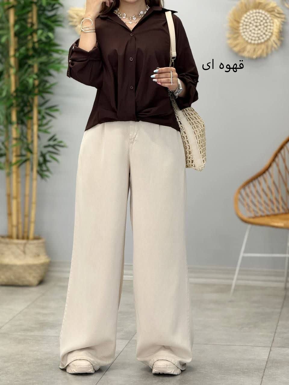 3386 - شومیز گره ای راشل