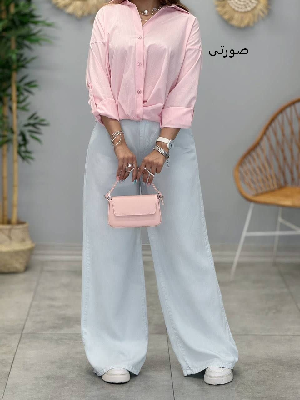 3386 - شومیز گره ای راشل