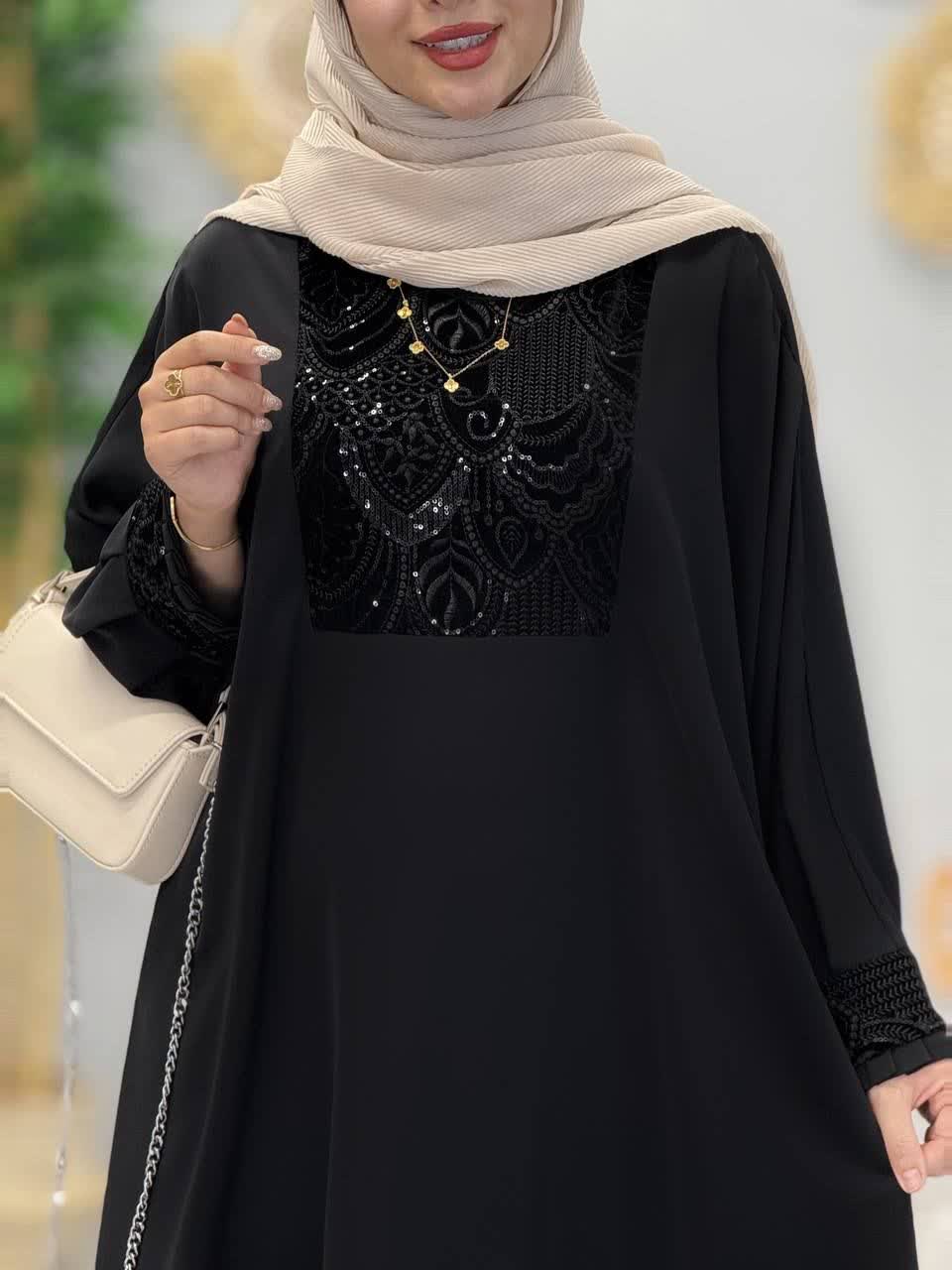 3387-عبایی مزونی الین