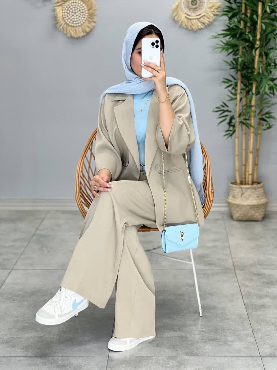 3340-کت و شلوار غزل