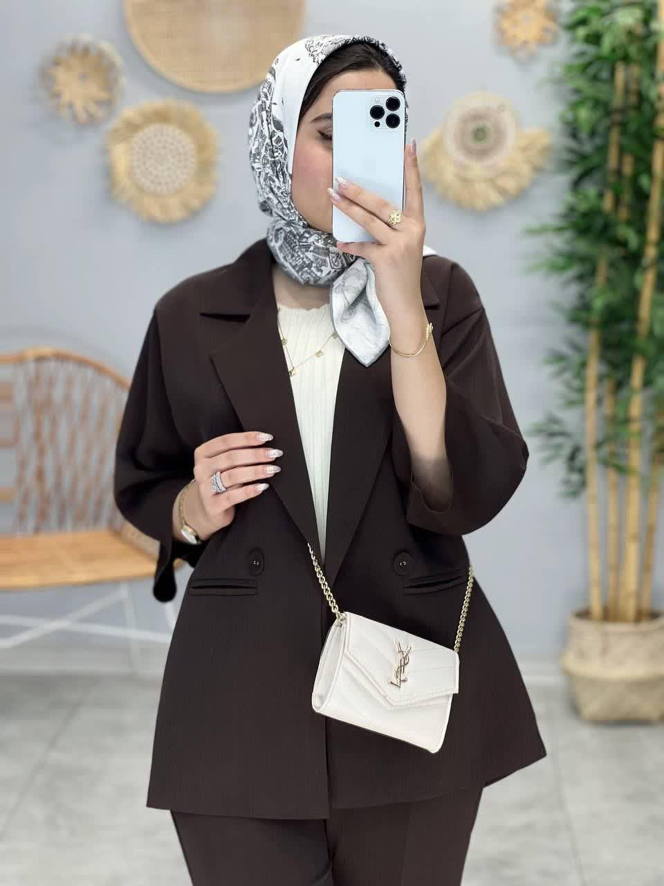 3340-کت و شلوار غزل