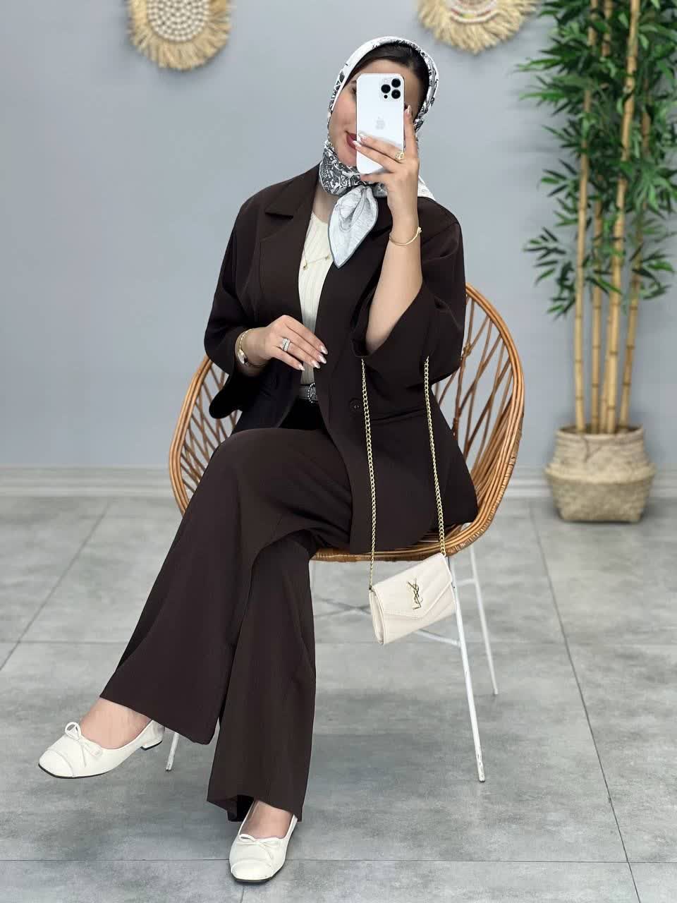 3340-کت و شلوار غزل