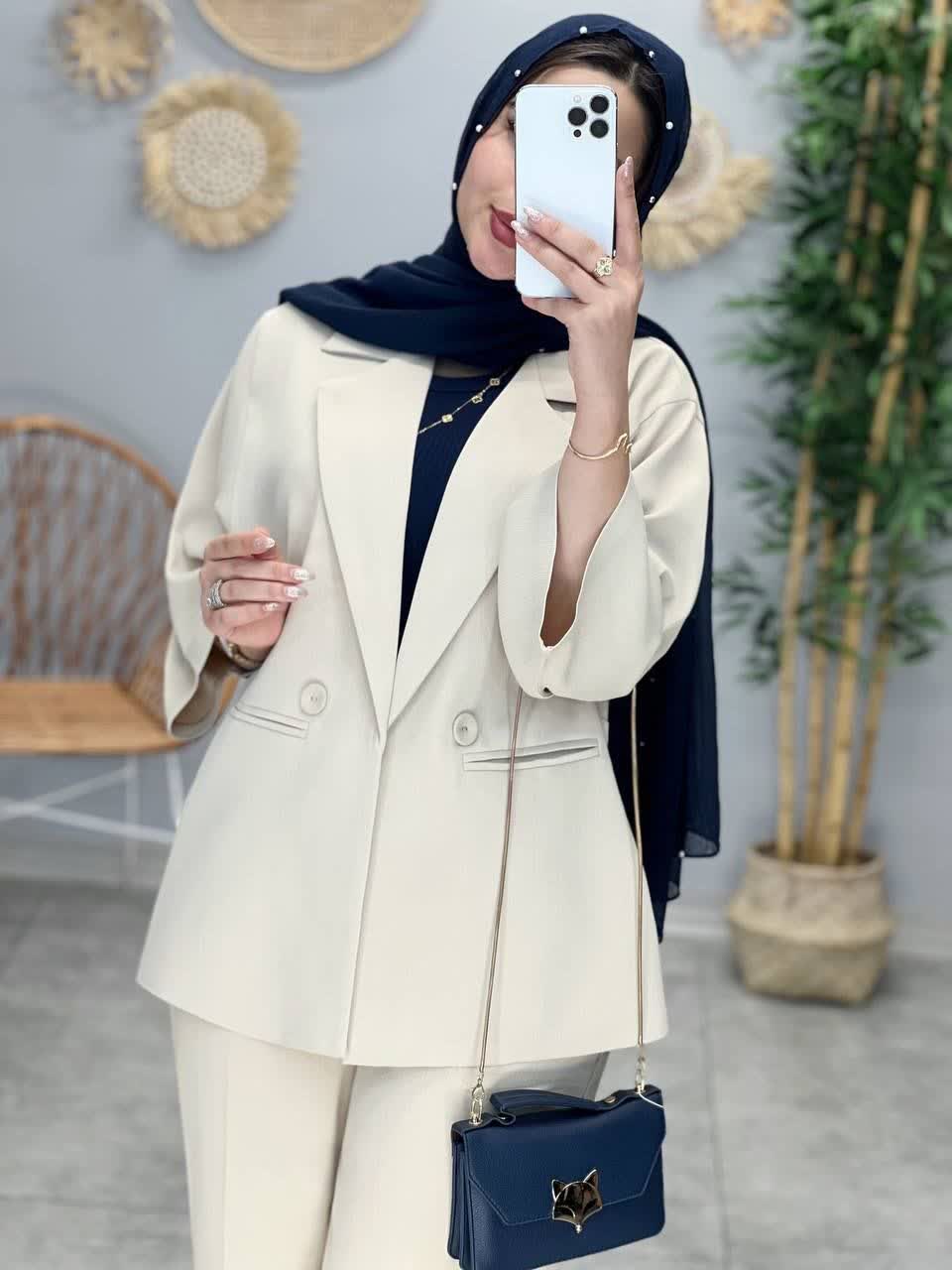 3340-کت و شلوار غزل