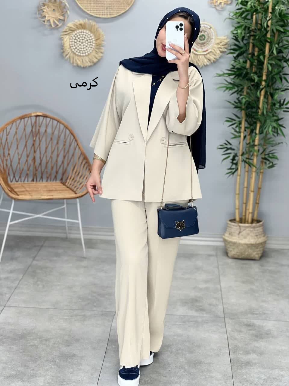 3340-کت و شلوار غزل